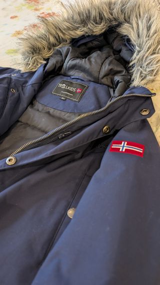 Parka Infantil Trollkids Azul