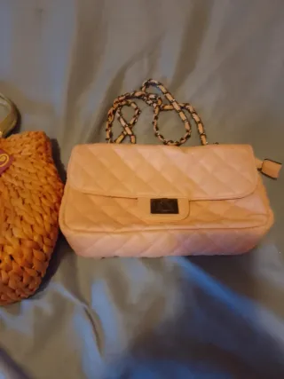 Bolsos Naranja y Rosa