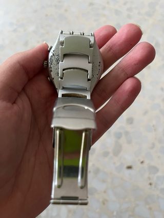 Swatch Irony Chrono Plata y Blanco