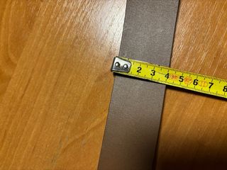 Cinturón de piel marrón T38