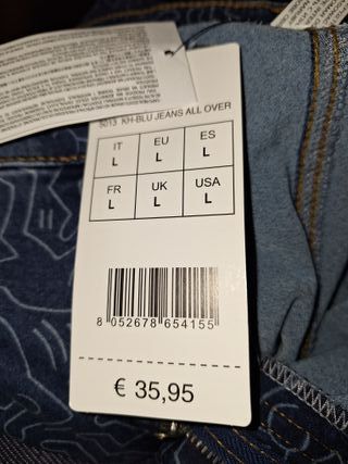 Jeans da donna Calzedonia, linea Keith Haring, L