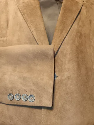 Americana ante marrón de Massimo Dutti