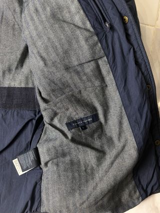 Chaqueta Tommy Hilfiger Acolchada Azul Marino Tall