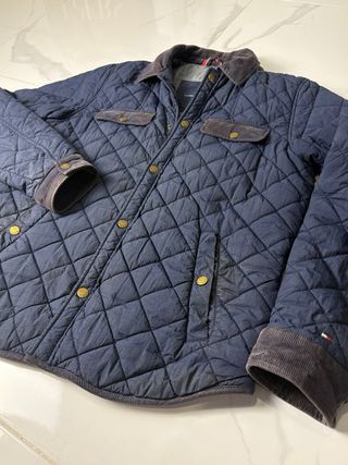 Chaqueta Tommy Hilfiger Acolchada Azul Marino Tall