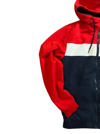 Chaqueta Jack & Jones Roja y Negra con Capucha