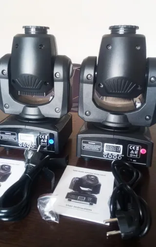 2 Mini Moving Head LED SPOT 120 w DJ animazione