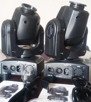2 Mini Moving Head LED SPOT 120 w DJ animazione