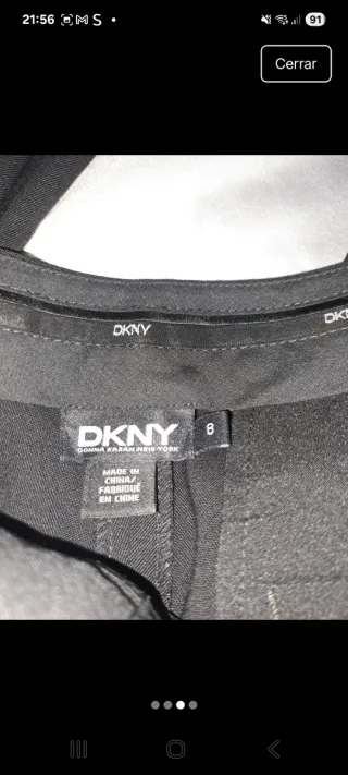 Pantalón negro de DKNY