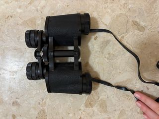 Prismáticos Vintage con Estuche Negro