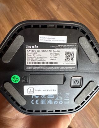Router SIM 5G, Tenda AX1800 Wi-Fi 6 5G NR
