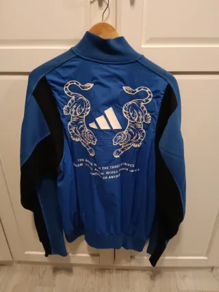 Chaqueta Adidas Azul y Negra