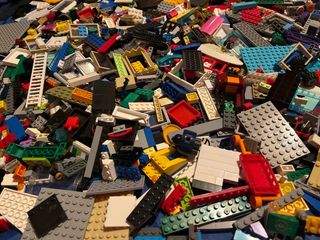 Lote LEGO: Piezas y bases