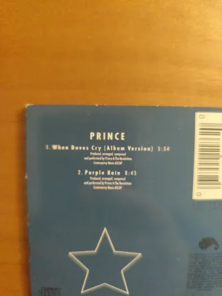 Prince - When Doves Cry / Purple Rain CD 3" inch
