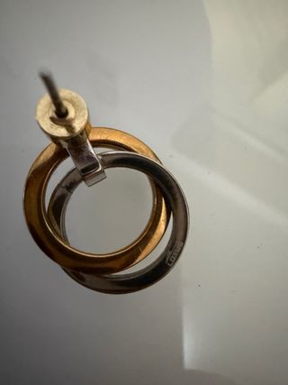 Pendientes Lotus Style Plata y plata rosa