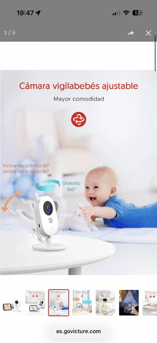 Victure BM32 Vigilabebés con Cámara