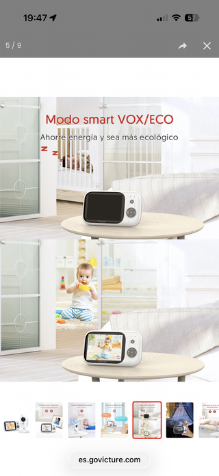 Victure BM32 Vigilabebés con Cámara