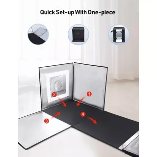 Estudio Fotografía LED ESDDI 60x60 paneles