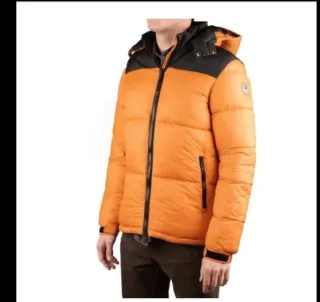 Chaqueta BIB acolchada hombre naranja y negra