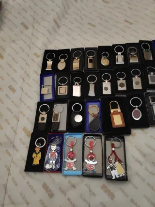 Llaveros varios modelos,40 llaveros a 1,50 cada 1