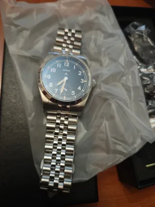 Reloj Automático Doidge Negro/Plateado