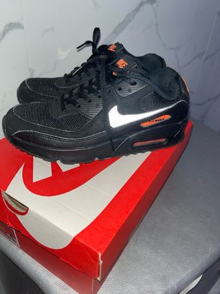Nike Air Max Deportivas Negras Naranja