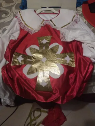 Disfraz Mosquetero Atosa talla 10/12 años.