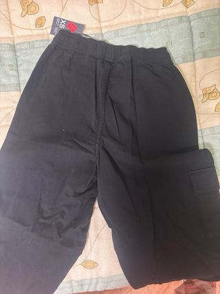 Pantalón cargo negro Primark Talla XS