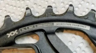 Plato SRAM XX 34T 3MM OFFSET