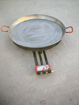 Paellero y Paellera Metal