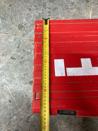 Caja Hilti vacía