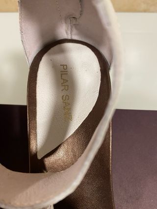 Sandalias Pilar Sanz Blancas