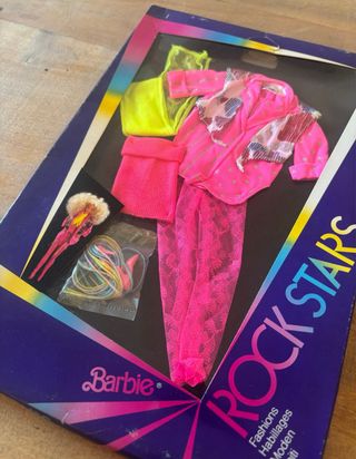 Abbigliamento Vintage Barbie Rock Star 1985