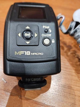 Nissin MF18 Macro Flash para Canon