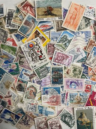 200 Sellos de Francia no hay repetidos