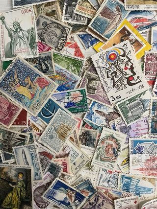 200 Sellos de Francia no hay repetidos