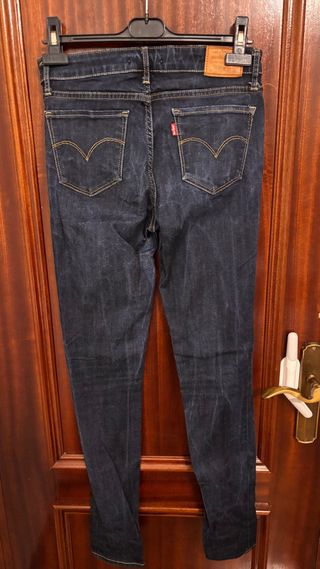 Jeans Levis Azul Oscuro Mujer Talla 38