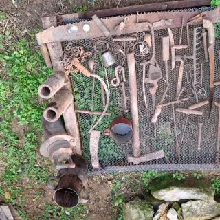 Lote Antigüedades Herramientas Oxidadas