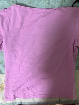 Camiseta rosa manga 3/4 Lemon