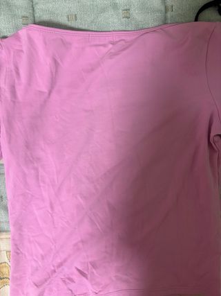 Camiseta rosa manga 3/4 Lemon