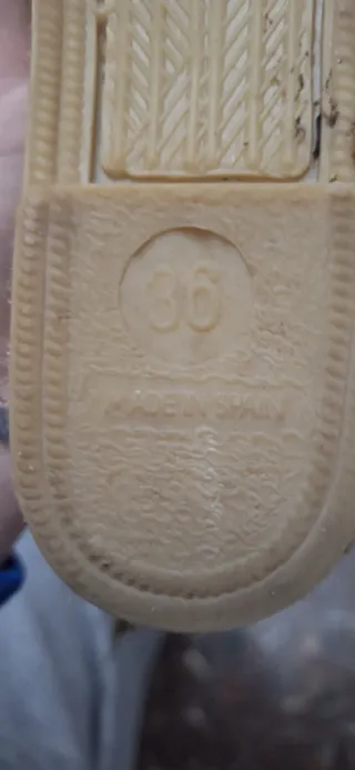 Alpargatas Fallera Doradas Talla 36