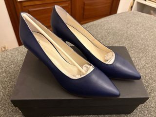 Zapatos de tacón Farrutx azul marino