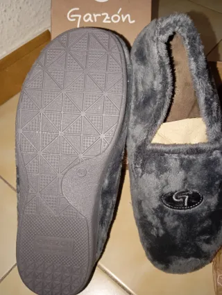 Zapatillas de casa Garzón hombre grises