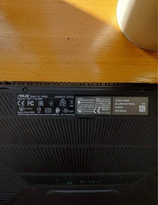 Portátil Asus TUF Gaming FX505D Negro