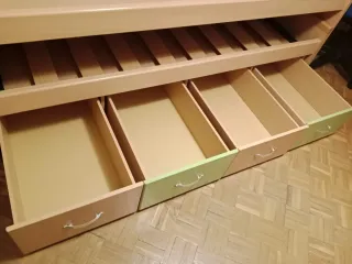 Cama nido con almacenaje. 3 en 1.