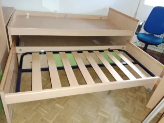 Cama nido con almacenaje. 3 en 1.