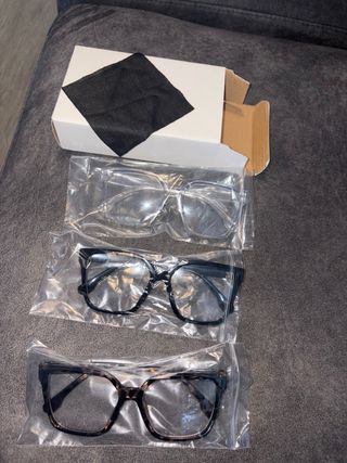 Pack 3 gafas de pasta