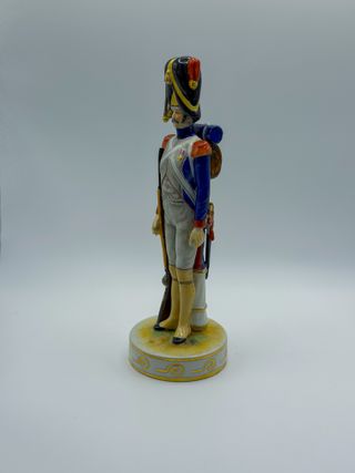 Figura Capodimonte Soldado Napoleónico S.XIX