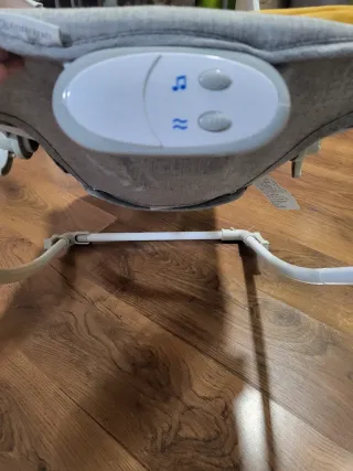 Hamaca/Silla Bebé Gris y Mostaza