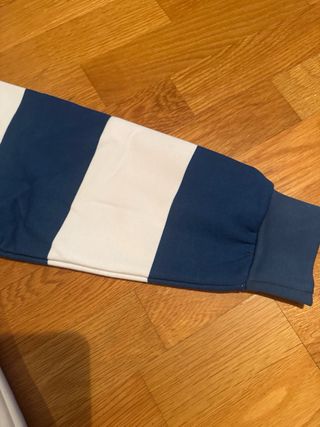 Sudadera Moonday Rayas Azul y Blanco