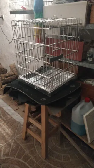 Jaula para ninfas y cotorras 47x36x36